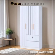 MESRA-4Door Wardrobe / 4 ft 4 Door / 4 Kaki Almari Baju  / Bedroom Set / Almari Murah / Almari Fast 