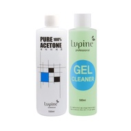 Lupine Gel Cleaner 500ml + Pure 100% Acetone 500ml