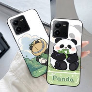 Vivo v25 pro / vivo v25e / vivo T1 / s15e / v25 case with panda print set of 2