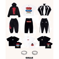 CALLE ZIP UP HOODIE | TRACKTOP TRACKPANTS CALLE | RAW DENIM CALLE UNISEX