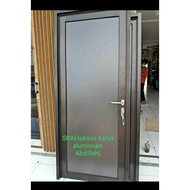 pintu aluminium ACP plus kusen aluminiumGRATIS PEMASANGAN