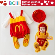 Baby Mcdo Clothes Food Themed French Fries Outfit Cosplay Halloween McDonald Clothes Christmas Newbo