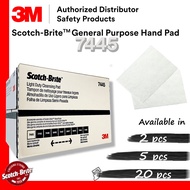 3M 7445 Scotch Brite Light Cleansing Hand Pad Finer than 7447 Fine finishes Wood Metal working
