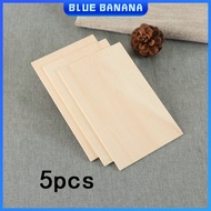 5pcs 2mm A4 Balsa Wood Sheets 5mm A3 DIY Engraving Cutting Craft Model Basswood Plate Bass Plywood