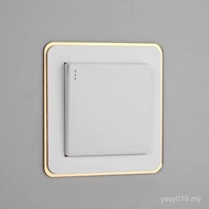 轻奢风 开关贴 插座保护套 Switch sticker affordable luxury style switch sticker protective sleeve household mode