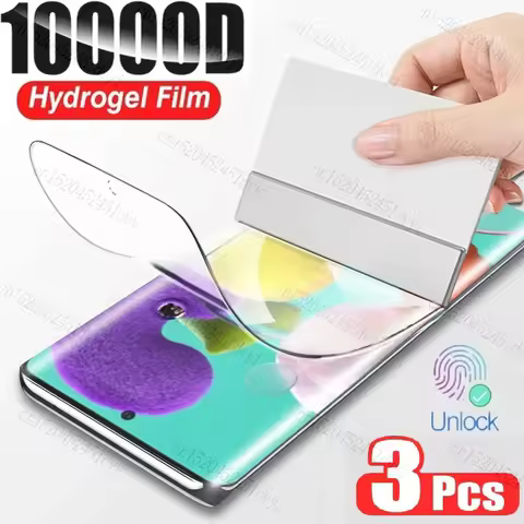 3Pcs Hydrogel Film Screen Protector For LG Risio 4 Reflect Fortune 3 Q61 Stylo 6 K50 Premiere Pro Pl