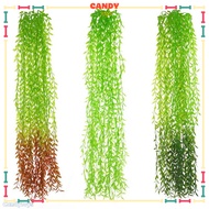 5 Plastic Fake Willow Leaf Vines, Chrysanthemum Leaves, Decorative Fake Leaf Vines