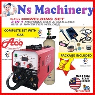 Aco Mig G-Flux3000 3in1 Mig Gas Welding Machine + MMA Inverter Welder/MIG Welding Set/MIG Welder/Aco Mig