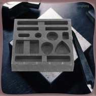 Graphite Jewelry Mold Ingot Casting Tool Molds Square Crucible Mould Refining Gold