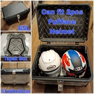 Top Box Aluminium Motor Universal Alloy 65L Inner Sponnge Adventure KTM MT09 Tracer Versys Vstrom 65