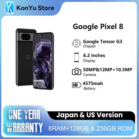 New Original Google Pixel 8 8GB RAM 128GB ROM 5G Google Tensor G3 IP68 water resistant 4575mAh Batte
