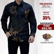 HITAM PRIA KEMEJA Batik Shirt Men Teenagers Adult Men Popular Batik Shirt Men Long Sleeve Batik Tops Modern Men Batik Shirts Popular Men Batik Shirts Men Layer Furing Full Body Batik Men Office