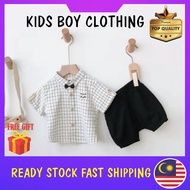 Baby Boy Clothing Summer Boys Costume Baju Budak lelaki Boys Suits Set Baby Boy Clothing Handsome Bo