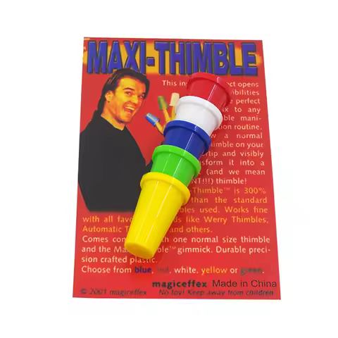 Magic Fingertip Finger Stall Colorful Thimble Magic Tricks Cups Prop Stage Close Up Street Magic Acc