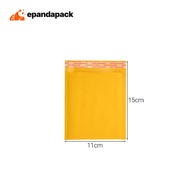 100pcs Kraft Paper Bubble Padded Envelope Mail Shockproof Sampul Pos Shipping Courier Packaging Bag