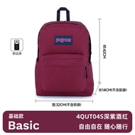 กระเป๋าเป้สะพายหลัง Jansport เข้ารูปแบบนักเรียนสีน้ำเงิน กระเป๋าใส่คอมพิวเตอร์ 4QUT กระเป๋าเป้สะพายห