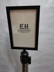 A4 Queue Stand Display Frame / signage frame