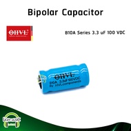 Bipolar Capacitor OHVL B10A 1-18 uF 100 VDC For Audio C เสียงแหลม ซีคล่อมลำโพง ซีคล่อมแหลม คาปาซิเตอ