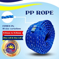 PP ROPE Size 18- 9.0mm to 22- 11.0mm DOLPHIN BRAND (30m/roll & 15m/roll)