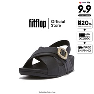 FITFLOP LULU CRYSTAL-BUCKLE BACK-STRAP รองเท้าแตะแบบรัดส้นผู้หญิง รุ่น HO2