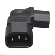 Doublebuy IEC320 C14 To C13 Power Plug Adapter Right Angle Male To Female Connector PVC