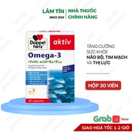 (Genuine) Doppelherz Omega 3 vision, heart and brain enhancing pills (Box of 30v)