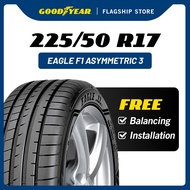 Goodyear 225/50R17 Eagle F1 Asymmetric 3 *ROF Tyre (Worry Free Assurance) - BMW 3 series /  Mercedes C-Class