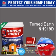 N1919D TURNED EARTH ( 1L ) 7 YEARS WEATHERBOND NIPPON PAINT
