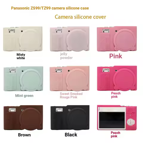 Suitable for Panasonic ZS99 Camera Bag TZ99 Silicone Protective Case ZS99 Soft Gel Shell Soft Cover
