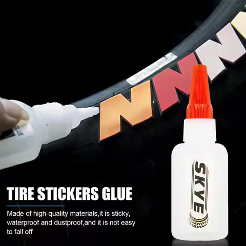 40ml rubber Tire 3D Letter Sticker Glue Special Waterproof Tire Sticker Adhesive Car Tire Letter Sti