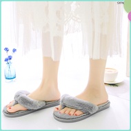 💄 Cotton Slippers for Women's AntiSlip Plush Winter Padded Footwear Grey 1 Pair Size 40/41 26CM 9US 