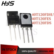 10PCS/Lot New 40T120FDS 40T120FES 40T120FDHA IGBT 40A 1200V TO-247 40T120 MOS field effect tube, pri