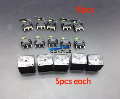 15pcs micro switch for Audi J518 lock ignition switch A6L Q7 steering wheel lock ECU board 3 straigh