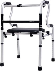 Standard WalkersAluminum Support Walker Alternative to Crutches Adjustable Height Height Adjustable Elderly Walking Mobility Aid E Double the comfort Decoration