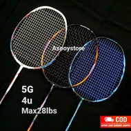 Yonex Astrox100ZZ Imported Flexible 26lbs Carbon Grafte Badminton Racket Ready to Use Bonus Bag & Gr