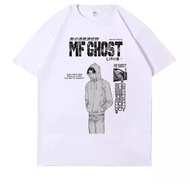 New Speedy Car Soul MF GHOST Anime Hip Hop Pure Cotton Loose Pure Cotton Short-Sleeved t-Shirt Trend