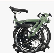 QM🍄Grimar JonssonBrand City Bike Folding Brand New23StylebromptonOriginal Sage Green Unopened UK Discount D5PS