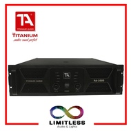 Professional Power Amplifier Titanium Audio PA2000