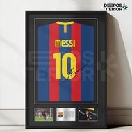 Lionel Messi Jersey Poster Frame | Messi Poster