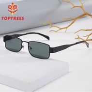 Locs OG Trendy Men Sunglasses Hip Hop Metal Retro Small Square Outdoor High-End Y2K Fashion Classic 