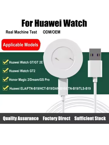 Magnetic Charger Type-C to USB Charging for Huawei Watch GT1, GT 2e, GT2, Honor Watch Magic 2, Dream