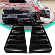 Pair Rear Side Window Trim Spoiler For VW Golf 5 Golf 6 Golf 7 MK5 MK6 MK7 MK7.5 2003-2020 Window Sh