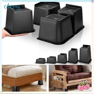 CHERRY 4 Pcs/Set Oversized Furniture Risers, 1-6 Inch Support Bed Risers, Professional Heavy-Duty Be