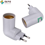 SUYO Screw Converter E27 Bulb Adjustable PP To E27 EU US Plug Socket Converter