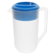 Plastic Water Pitcher with Lid Juice Pitcher with Scale Beverage Ice Tea Jug Drinking Water Jug