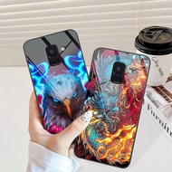 Samsung A8 2018 / A8 Plus / A8+ Super Beautiful Phoenix Dragon Case, Very Cool, Powerful