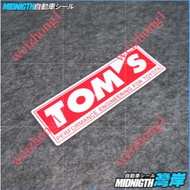Hot Sale Wangan Car Sticker Suitable for TOM'S Reflective Sticker Body Decoration Sticker Car Modifi
