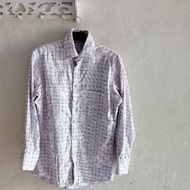 kemeja pria kotak kotak TM LEWIN second SIZE M