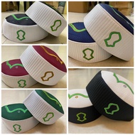 CAPAL FOME TWO COLOR COP CAPAL TOP & EDGE 100% COTTON MATERIAL KETAYAP RAYA BUDAK KAFA THICK PRAYER 