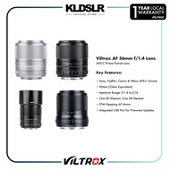 Viltrox AF 56mm F1.4 Z Lens for Sony E / Fujifilm X / Canon EF-M / Nikon Z
